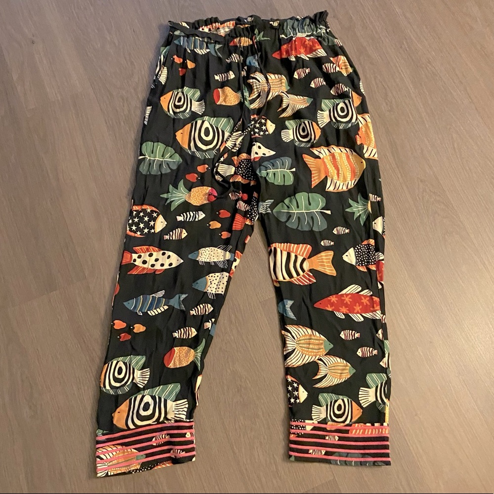 Farm for Anthropologie Farm Rio Sea-life Pants